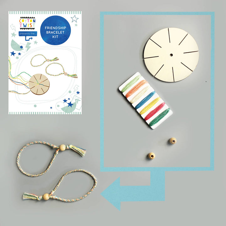 Make Your Own Friendship Bracelet Kit - Pretty by Her - handmade locally in Cambridge, Ontario