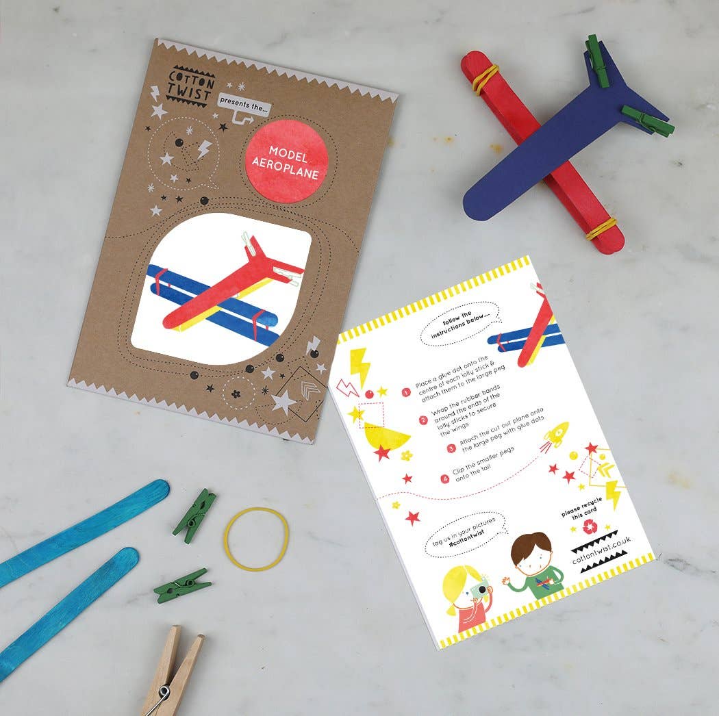 Make Your Own Model Aeroplane - Pretty by Her - handmade locally in Cambridge, Ontario