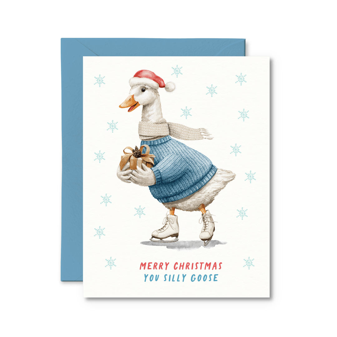 Merry Christmas You Silly Goose - Pretty by Her - handmade locally in Cambridge, Ontario