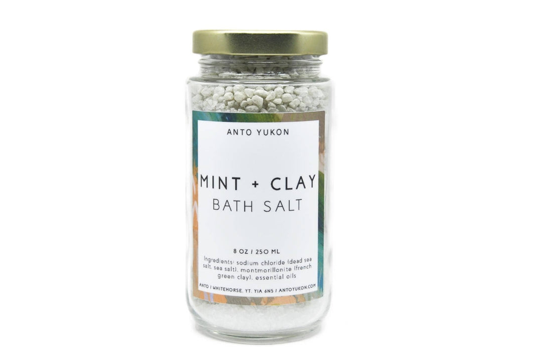 Mint + Clay Bath Salt - Pretty by Her - handmade locally in Cambridge, Ontario