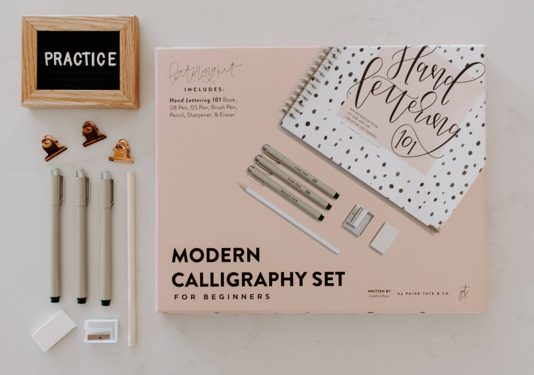 Modern Calligraphy Set for Beginners - Pretty by Her - handmade locally in Cambridge, Ontario