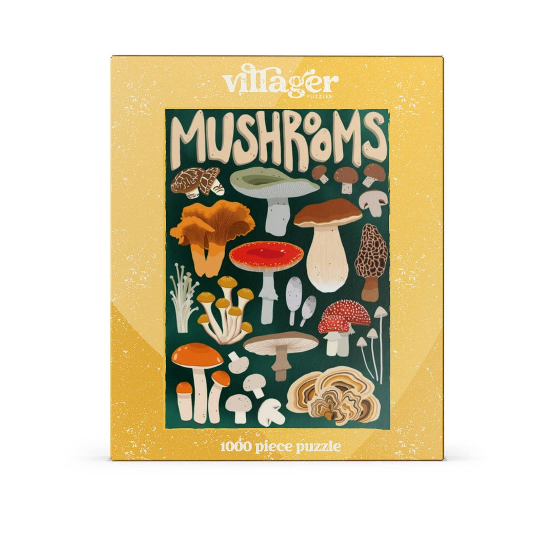 Mushroom Forager 1000 - Piece Puzzle | Designed in BC Canada - Pretty by Her - handmade locally in Cambridge, Ontario