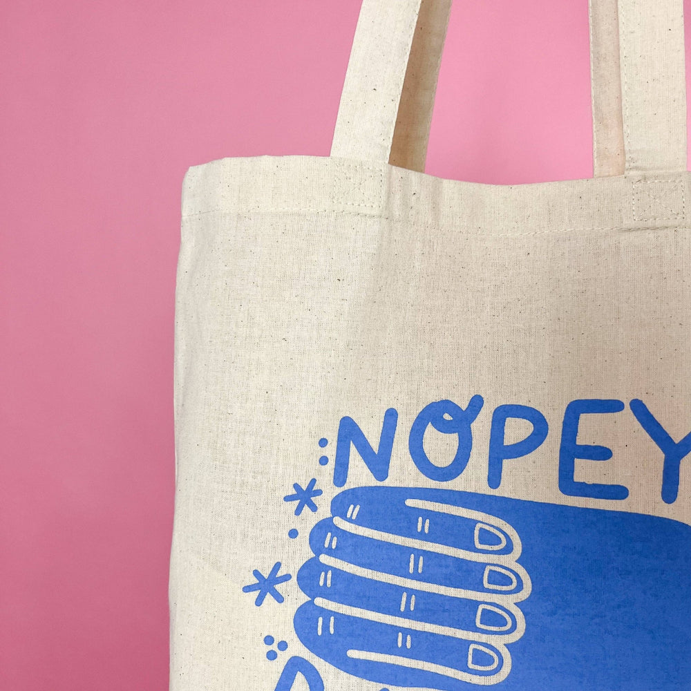 Nopey Dokey Tote Bag - Pretty by Her - handmade locally in Cambridge, Ontario