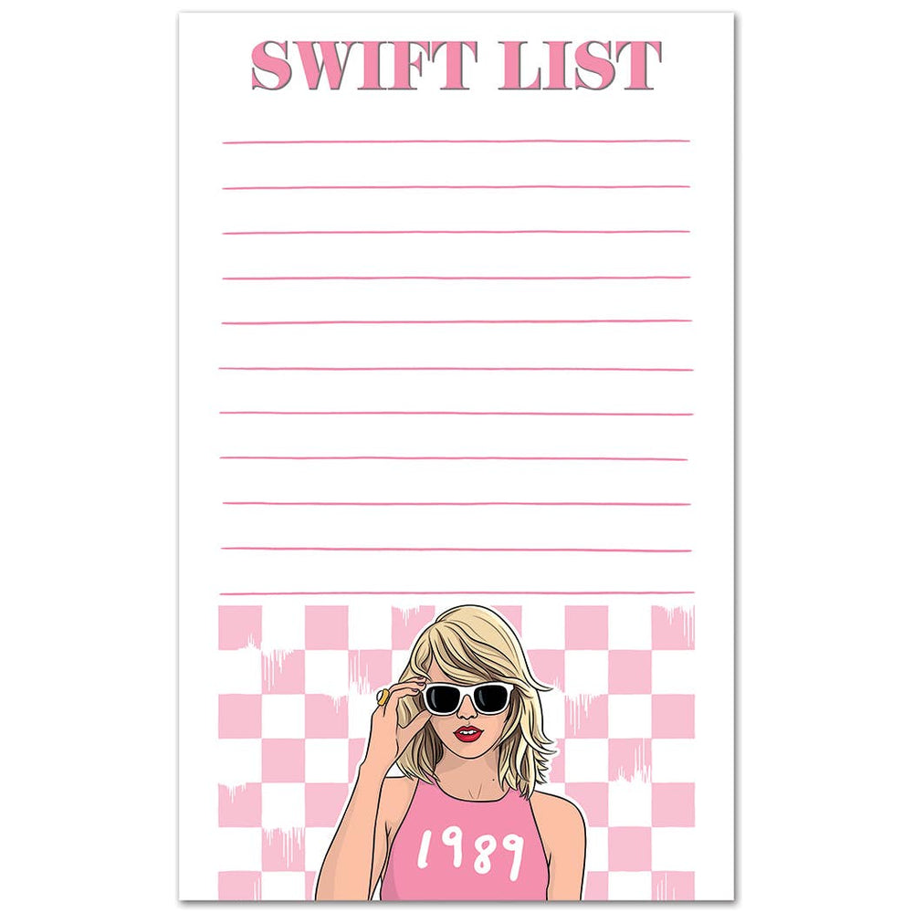 Notepad: Swift List - Pretty by Her - handmade locally in Cambridge, Ontario