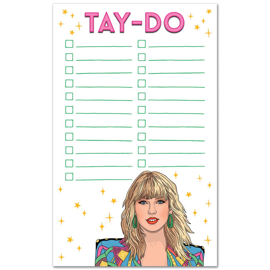 Notepad: Taylor Tay - Do List - Pretty by Her - handmade locally in Cambridge, Ontario