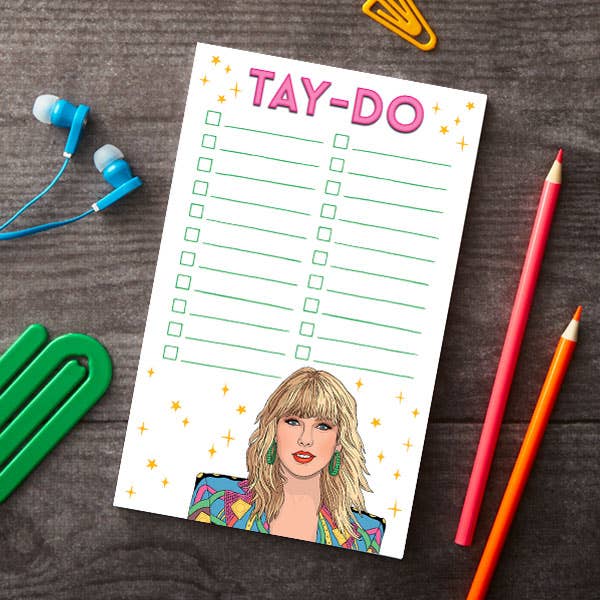 Notepad: Taylor Tay - Do List - Pretty by Her - handmade locally in Cambridge, Ontario