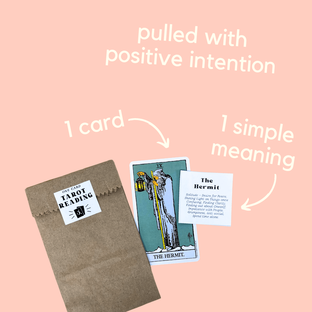 One Card Tarot Reading - Pretty by Her - handmade locally in Cambridge, Ontario