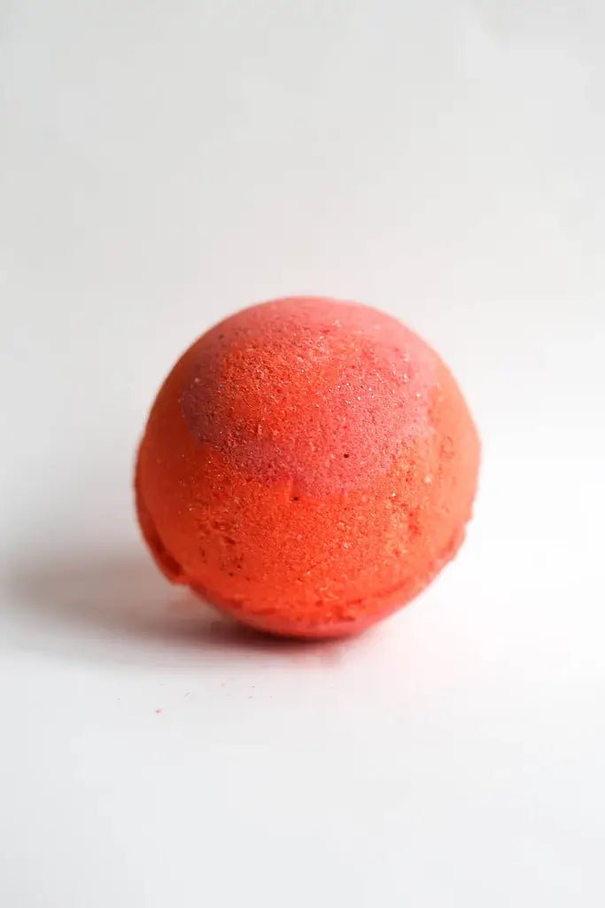 Peach Bellini Bath Bomb - Pretty by Her - handmade locally in Cambridge, Ontario