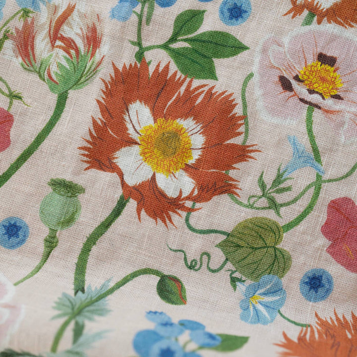 POPPIES | 100% LINEN TEA TOWEL - Pretty by Her - handmade locally in Cambridge, Ontario