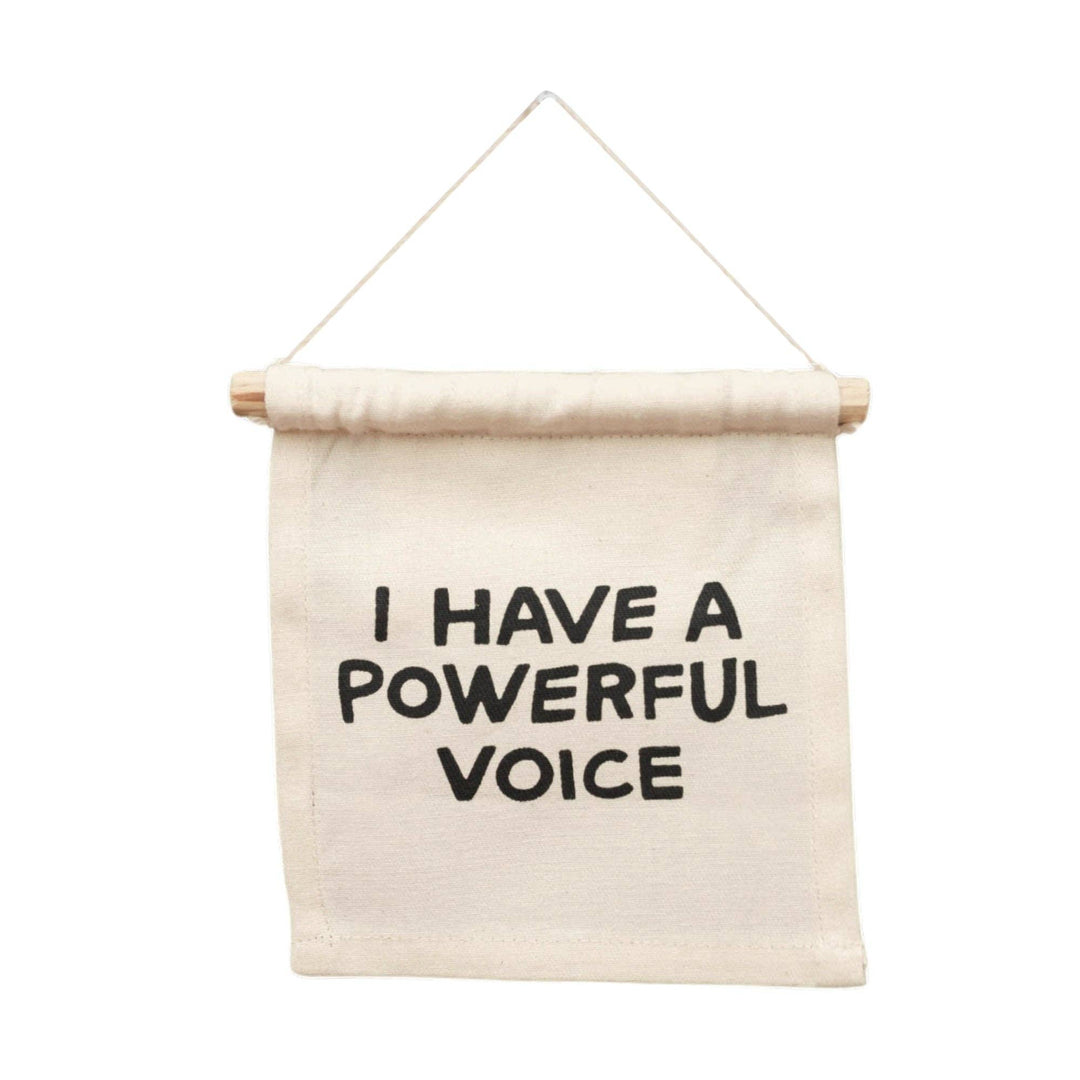 Powerful voice hang sign - Pretty by Her - handmade locally in Cambridge, Ontario