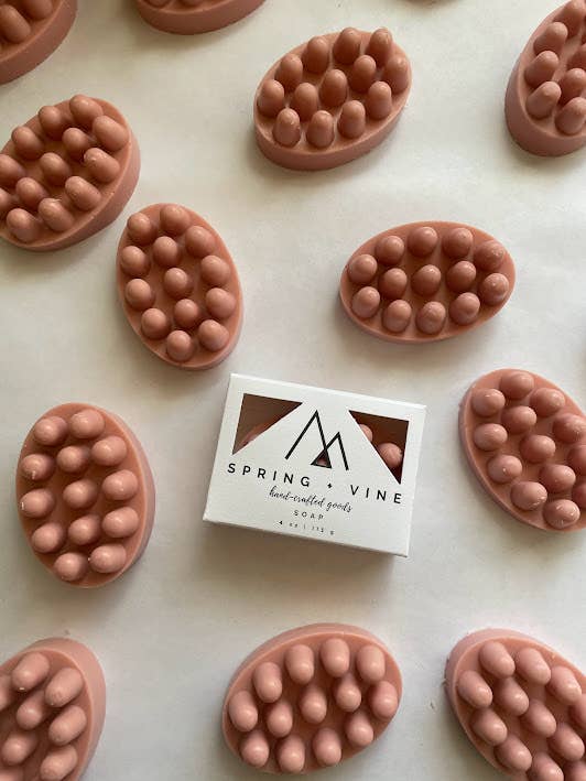 Prickly Pear + Lemon 〰️ Massage Bars 〰️ Handmade Soap - Pretty by Her - handmade locally in Cambridge, Ontario