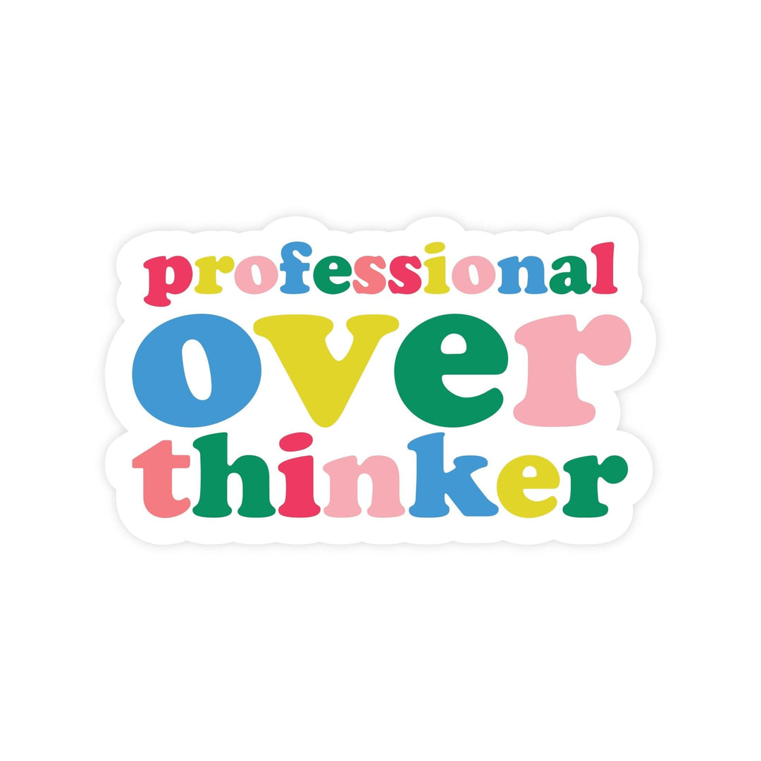 Professional Overthinker Magnet - Pretty by Her - handmade locally in Cambridge, Ontario