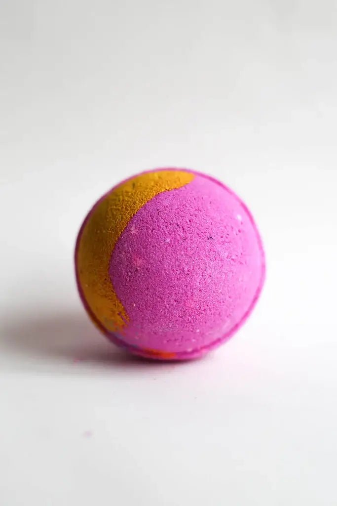 Raspberry Lemonade Bath Bomb - Pretty by Her - handmade locally in Cambridge, Ontario