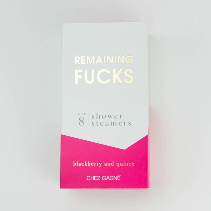 Remaining Fucks Shower Steamers - Blackberry Quince - Pretty by Her - handmade locally in Cambridge, Ontario