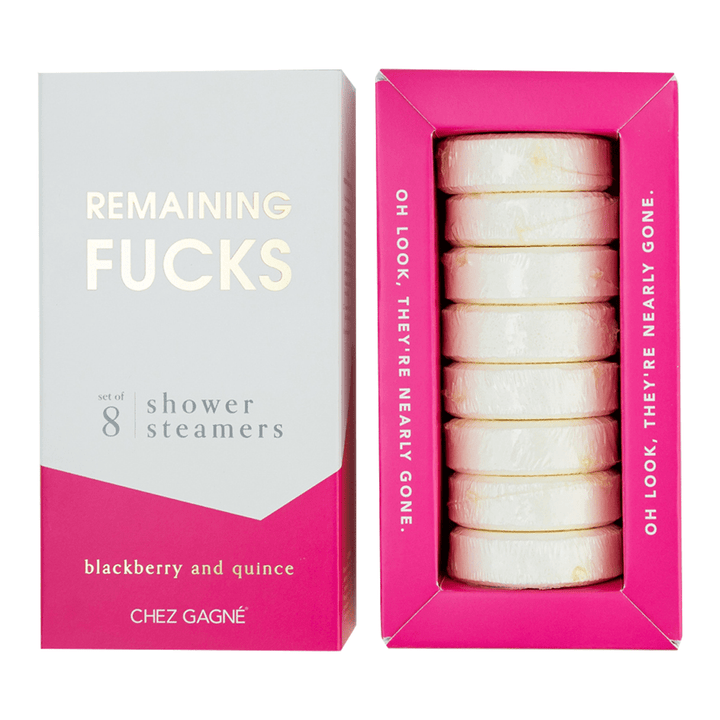 Remaining Fucks Shower Steamers - Blackberry Quince - Pretty by Her - handmade locally in Cambridge, Ontario