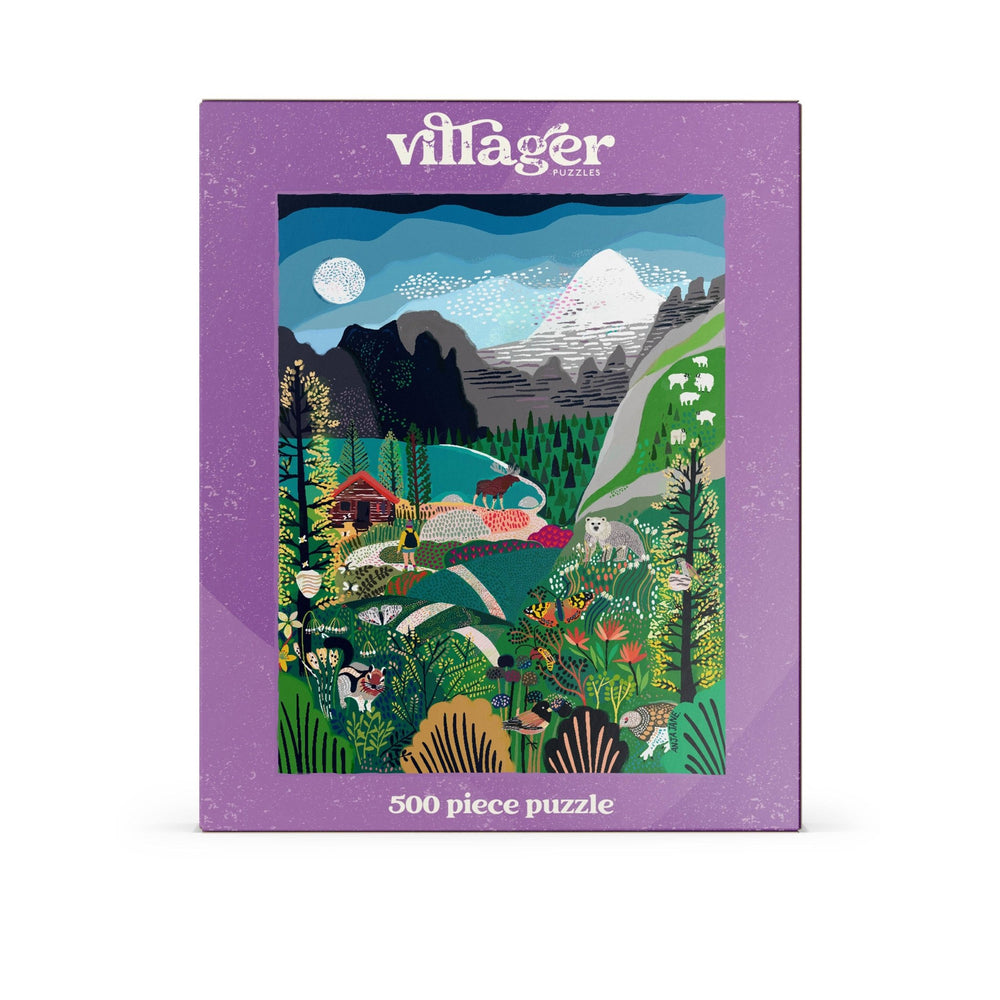 Rockies Explorer 500 - Piece Puzzle | Designed in BC Canada - Pretty by Her - handmade locally in Cambridge, Ontario