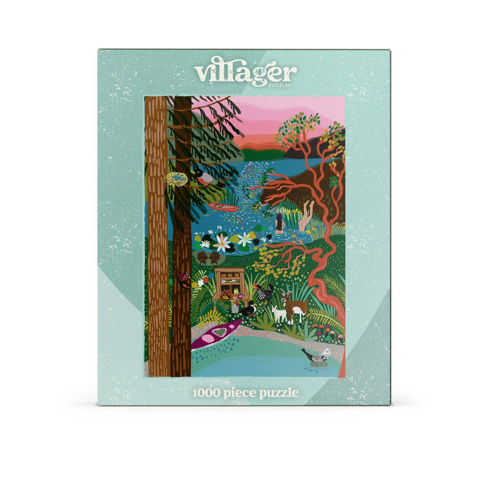 Salt Spring Island 1000 - Piece Puzzle | Designed in BC Canada - Pretty by Her - handmade locally in Cambridge, Ontario