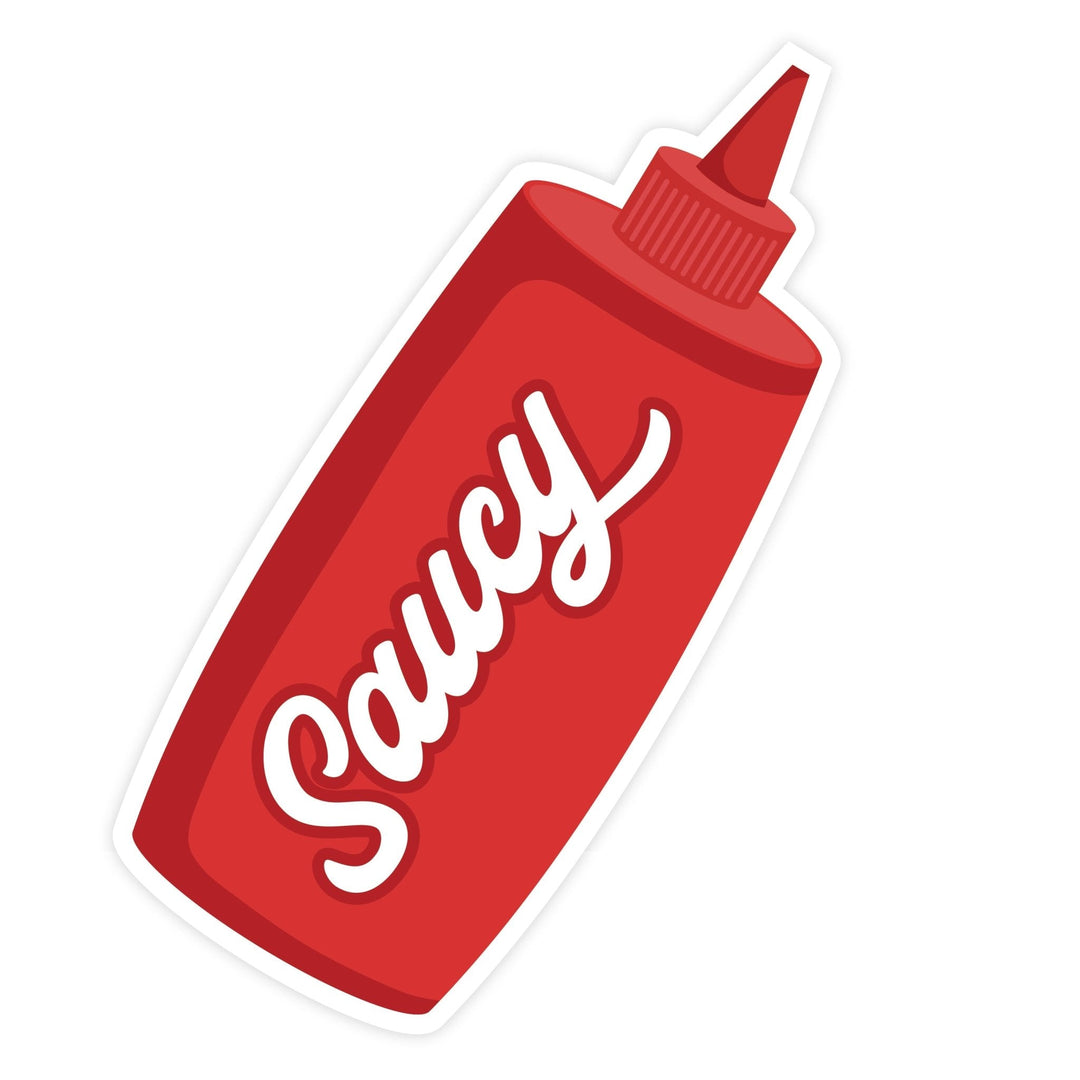 Saucy Sticker - Pretty by Her - handmade locally in Cambridge, Ontario