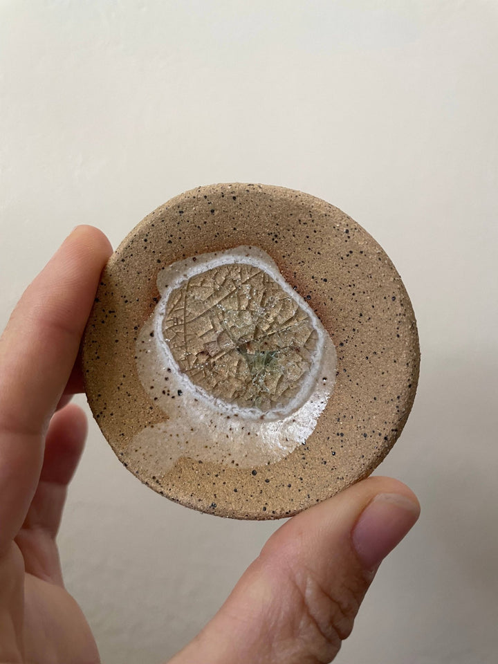 Sea Glass Dish 〰️ Handmade Pottery 〰️ Buff - Pretty by Her - handmade locally in Cambridge, Ontario