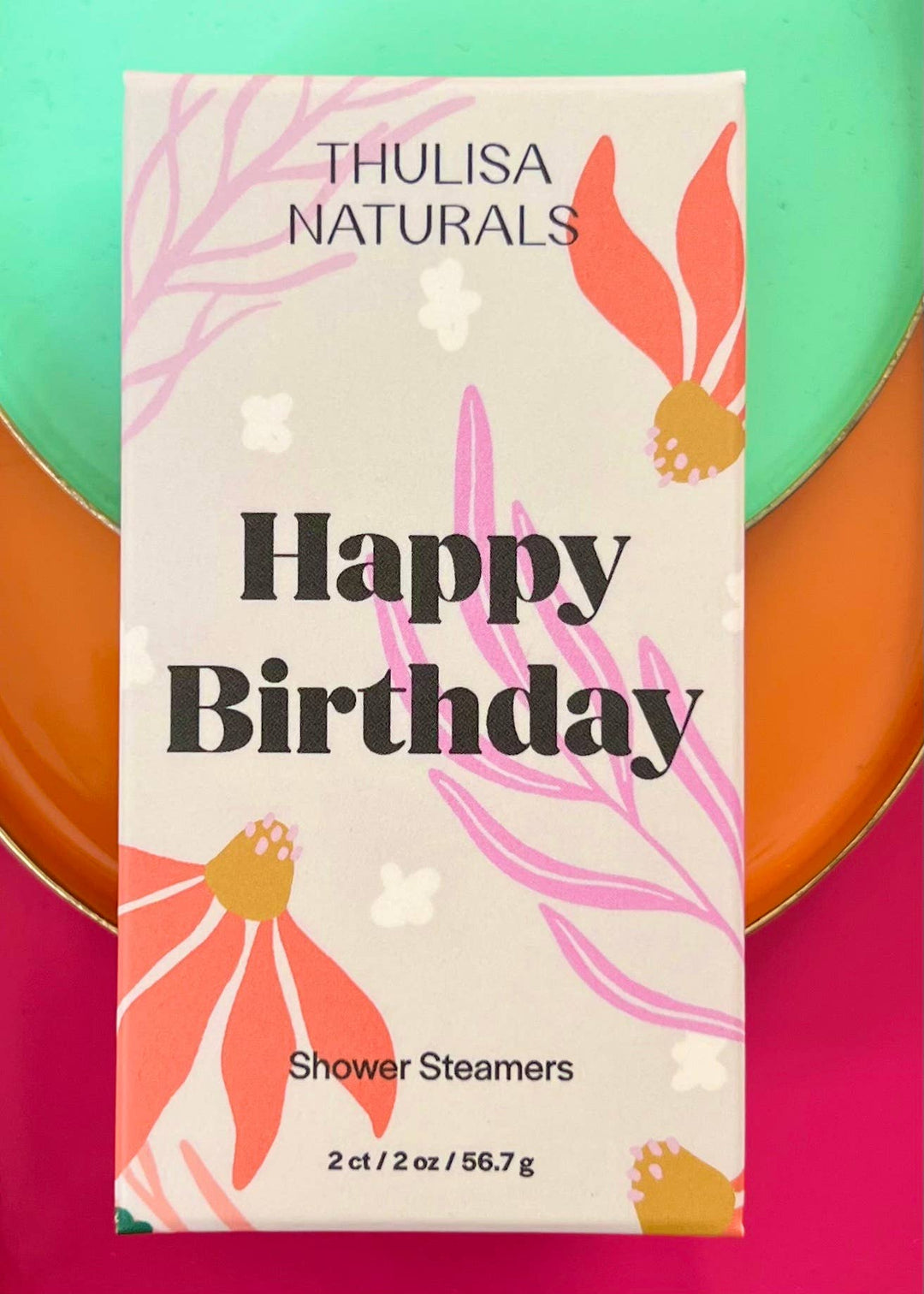 Shower steamers | Lavender geranium | 2 pack Happy Birthday - Pretty by Her - handmade locally in Cambridge, Ontario