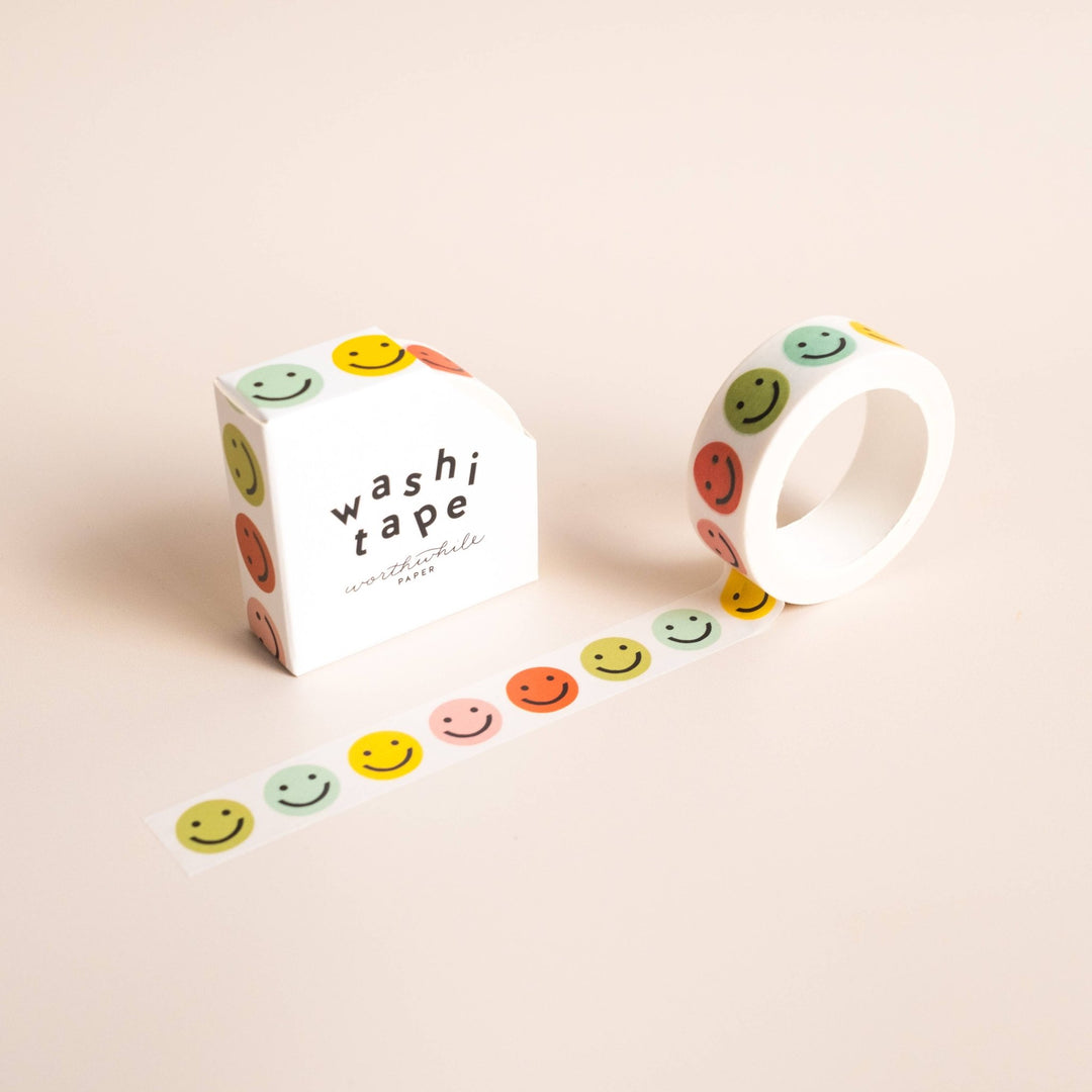 Smile Washi Tape - Pretty by Her - handmade locally in Cambridge, Ontario