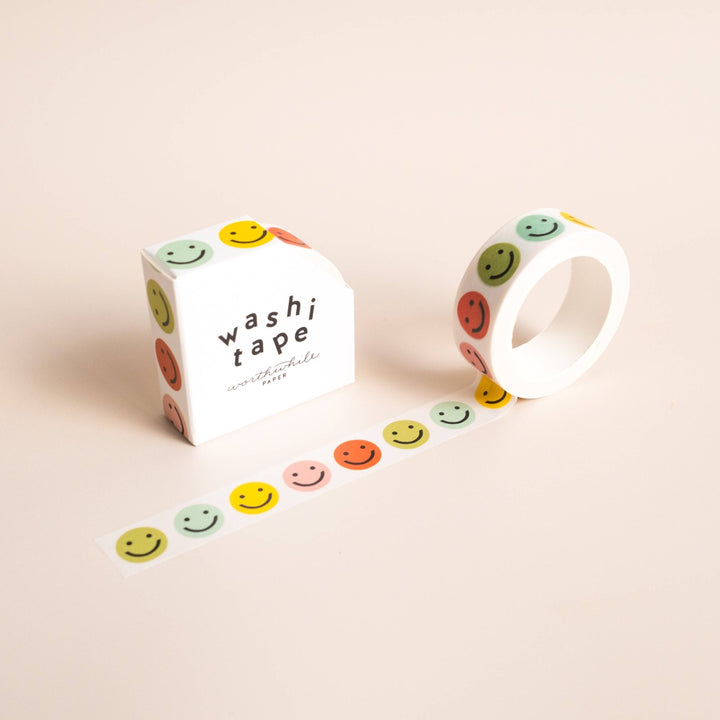 Smile Washi Tape - Pretty by Her - handmade locally in Cambridge, Ontario