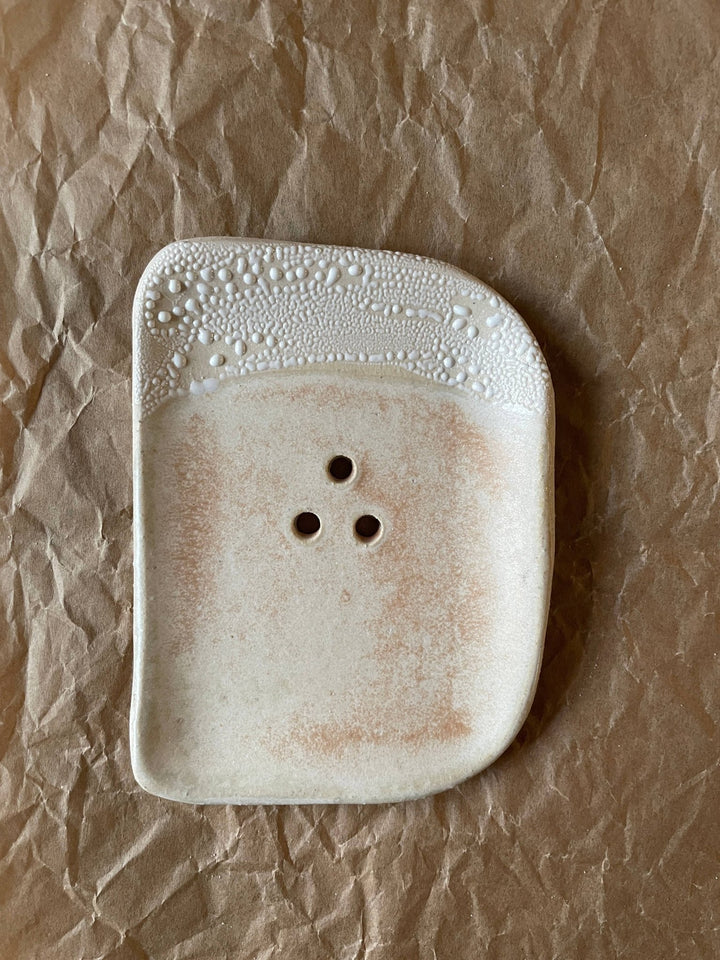 Soap Dish 〰️ Handmade Pottery 〰️ Ceramic 〰️ Himalayan Salt - Pretty by Her - handmade locally in Cambridge, Ontario