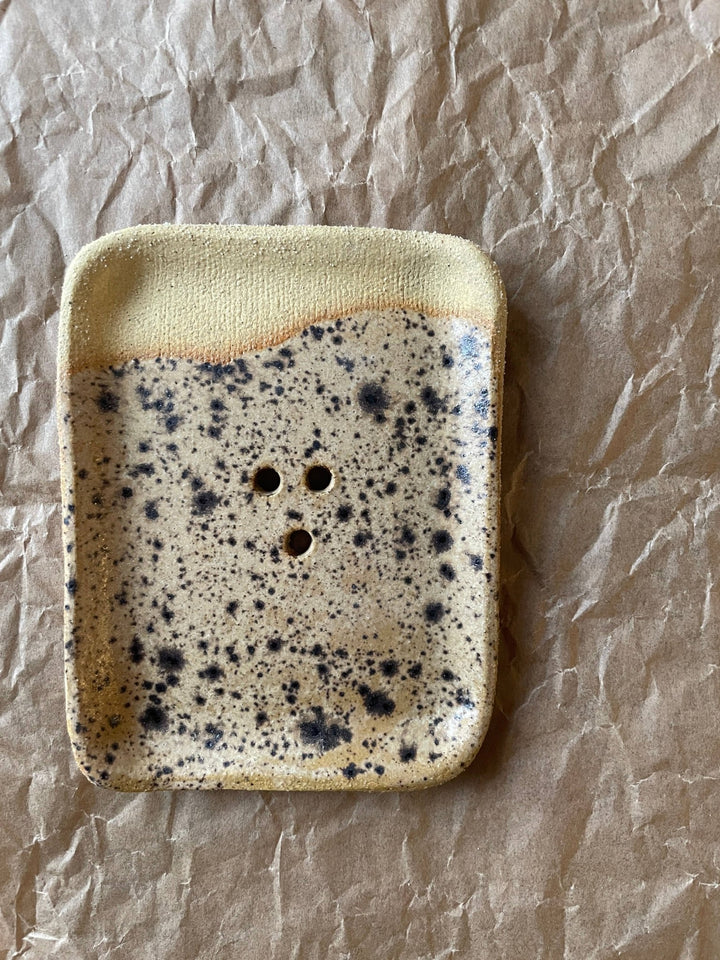 Soap Dish 〰️ Handmade Pottery 〰️ Ceramic 〰️ Sandstone - Pretty by Her - handmade locally in Cambridge, Ontario