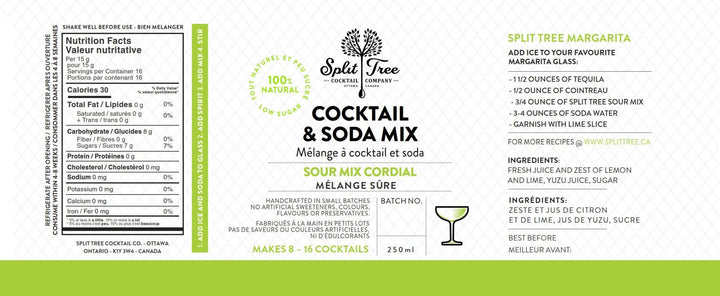 Sour Mix Cocktail and Soda Mix - Pretty by Her - handmade locally in Cambridge, Ontario