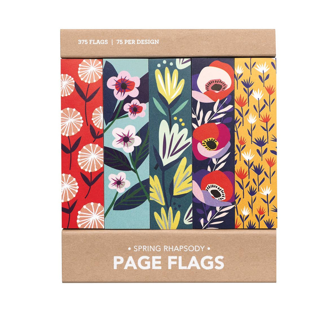 Spring Rhapsody Page Flags - Pretty by Her - handmade locally in Cambridge, Ontario