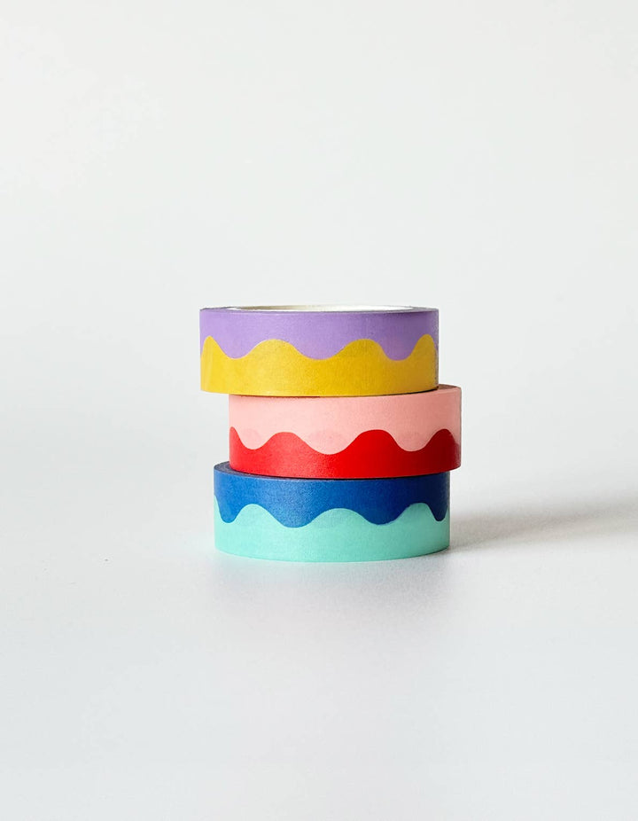 Squiggle Washi Tape - Pretty by Her - handmade locally in Cambridge, Ontario