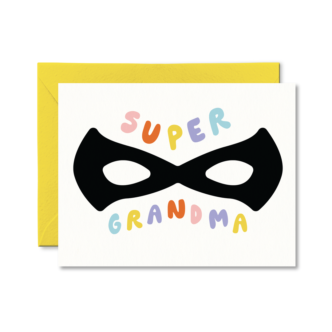 Super Grandma Card - Pretty by Her - handmade locally in Cambridge, Ontario