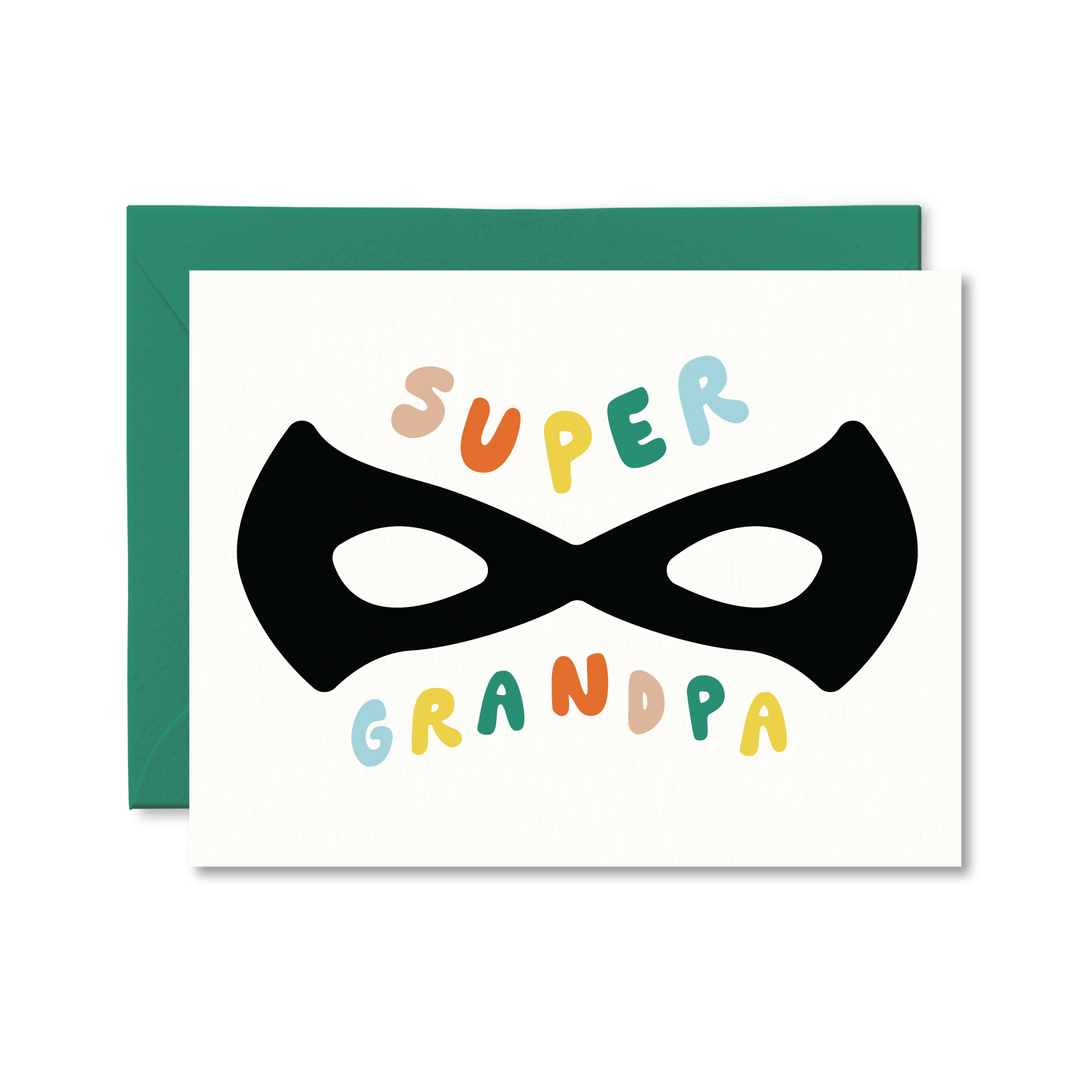 Super Grandpa Card - Pretty by Her - handmade locally in Cambridge, Ontario