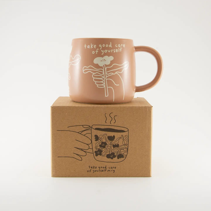 Take Good Care of Yourself Mug - Pretty by Her - handmade locally in Cambridge, Ontario