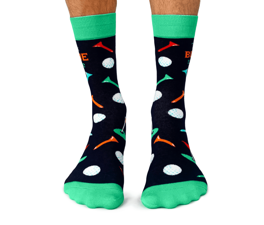 Talk Birdie To Me Socks - M/L (Men) - Pretty by Her - handmade locally in Cambridge, Ontario