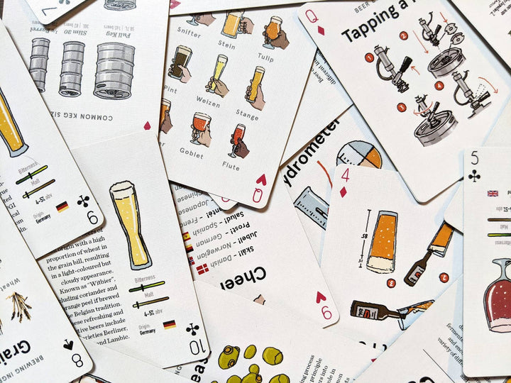 The Beer Deck: Playing Cards about Beer - Pretty by Her - handmade locally in Cambridge, Ontario