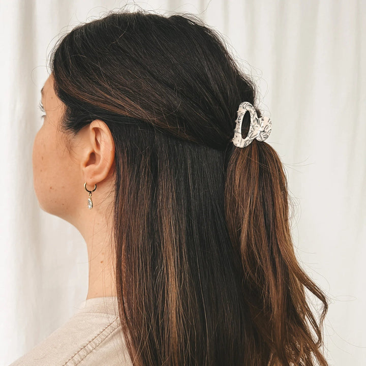 The Isla Mint & Navy Hair Clip - Pretty by Her - handmade locally in Cambridge, Ontario