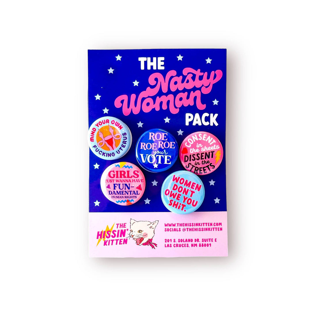 The Nasty Woman Pack Magnet - Pretty by Her - handmade locally in Cambridge, Ontario