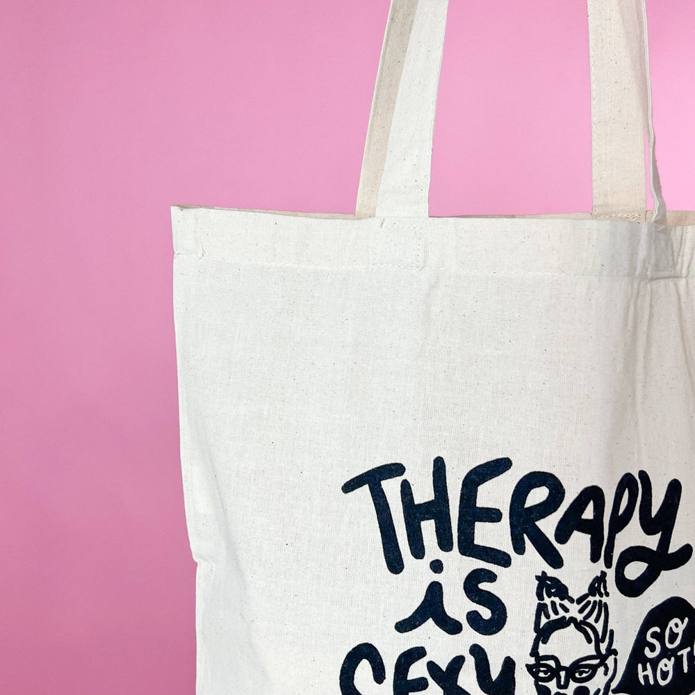 Therapy Tote Bag - Pretty by Her - handmade locally in Cambridge, Ontario