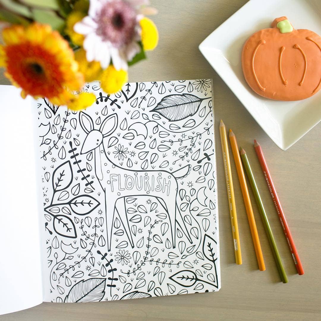 Together: A Mommy + Me Coloring Book - Pretty by Her - handmade locally in Cambridge, Ontario