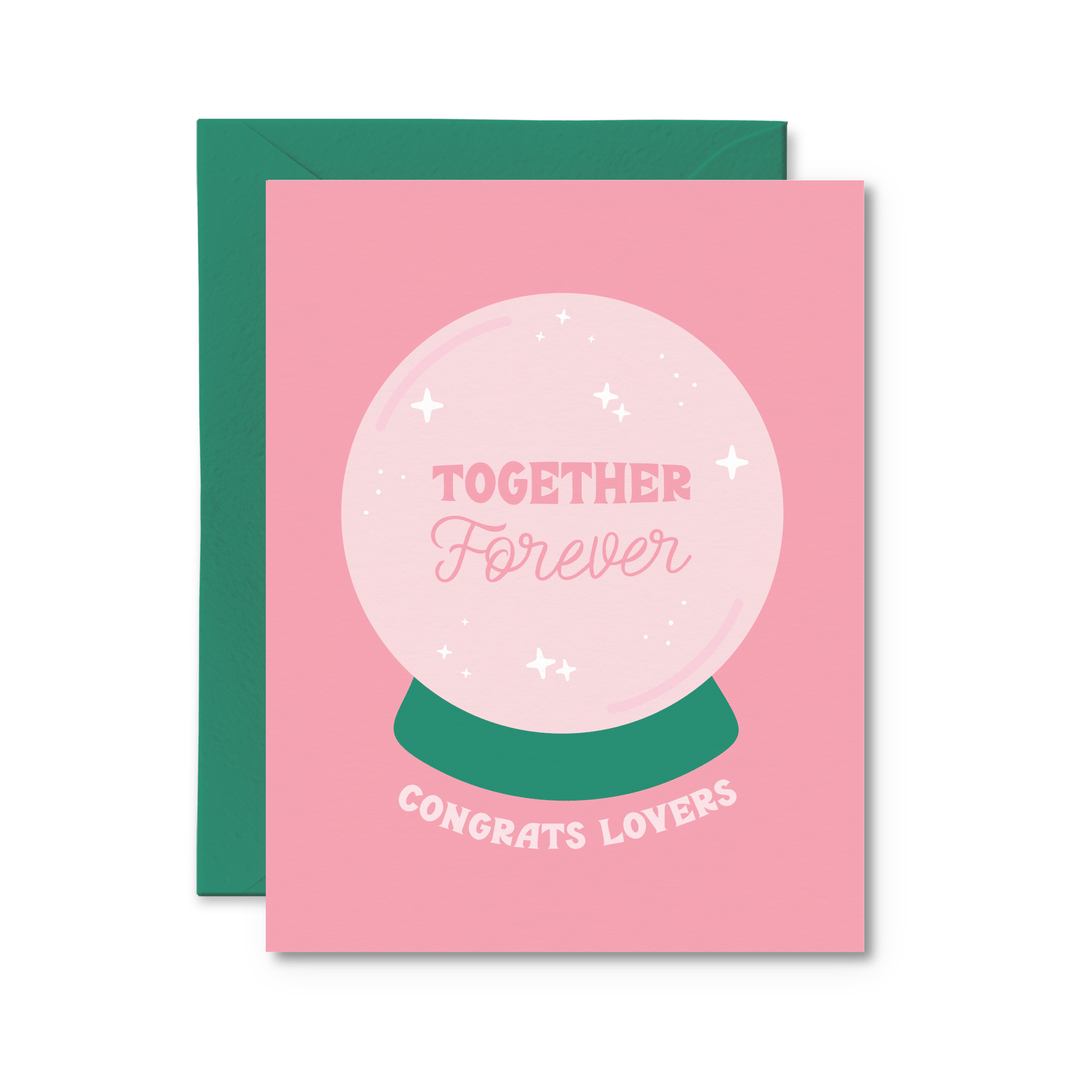 Together Forever Card - Pretty by Her - handmade locally in Cambridge, Ontario