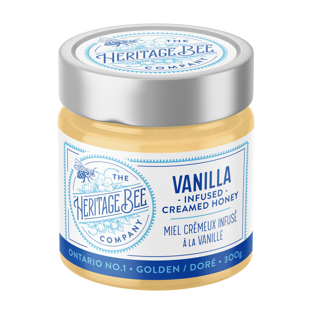 Vanilla Creamed Honey - 300 g (10.6 oz) - Pretty by Her - handmade locally in Cambridge, Ontario