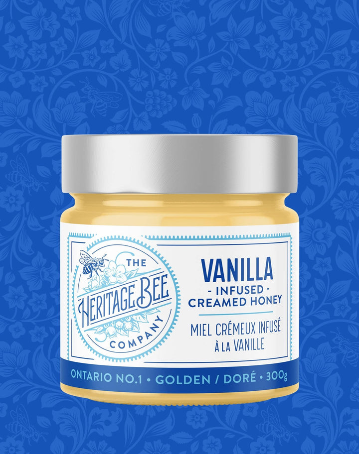 Vanilla Creamed Honey - 300 g (10.6 oz) - Pretty by Her - handmade locally in Cambridge, Ontario