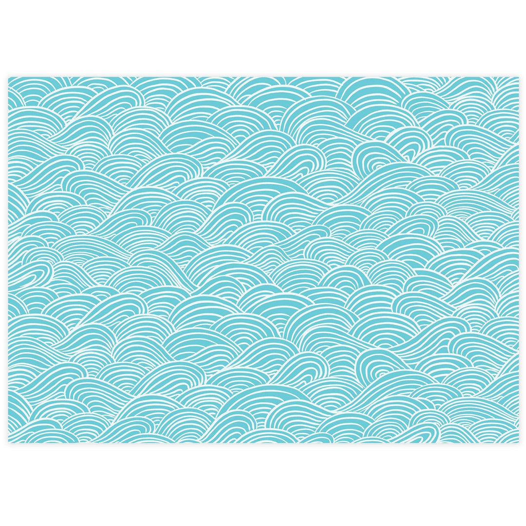 Waves Tissue Paper - Pretty by Her - handmade locally in Cambridge, Ontario