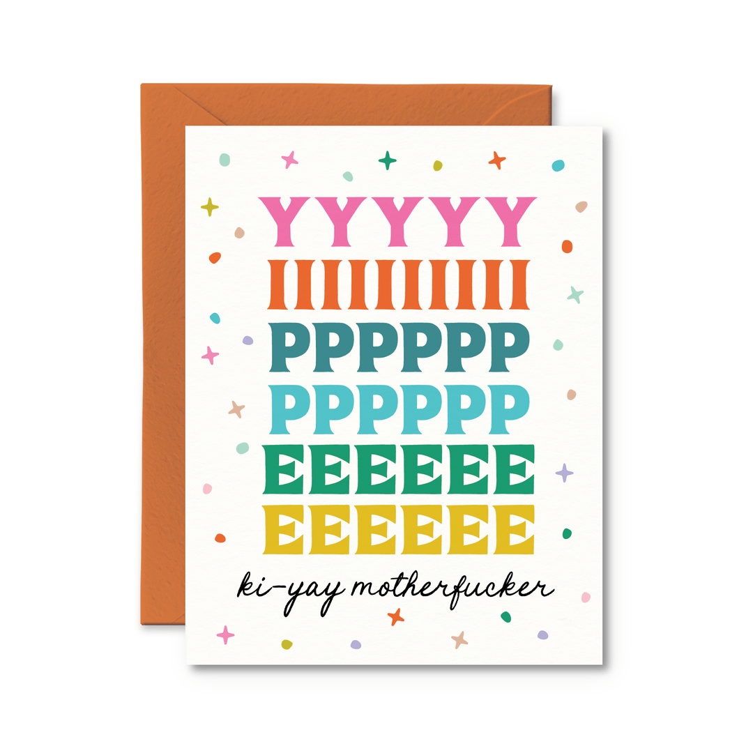 Yippee Card - Pretty by Her - handmade locally in Cambridge, Ontario