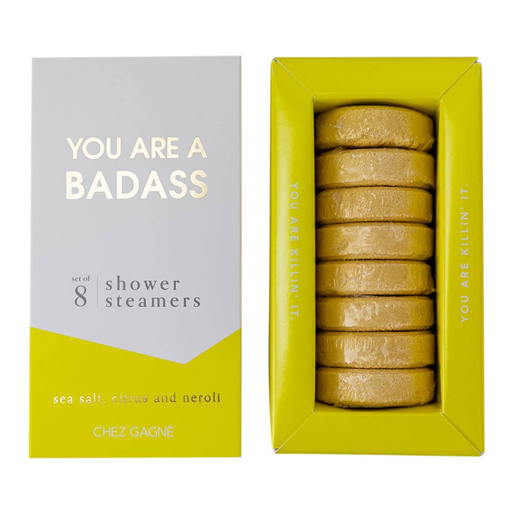 You are A Badass - Shower Steamers - Sea Salt, Citrus Neroli - Pretty by Her - handmade locally in Cambridge, Ontario