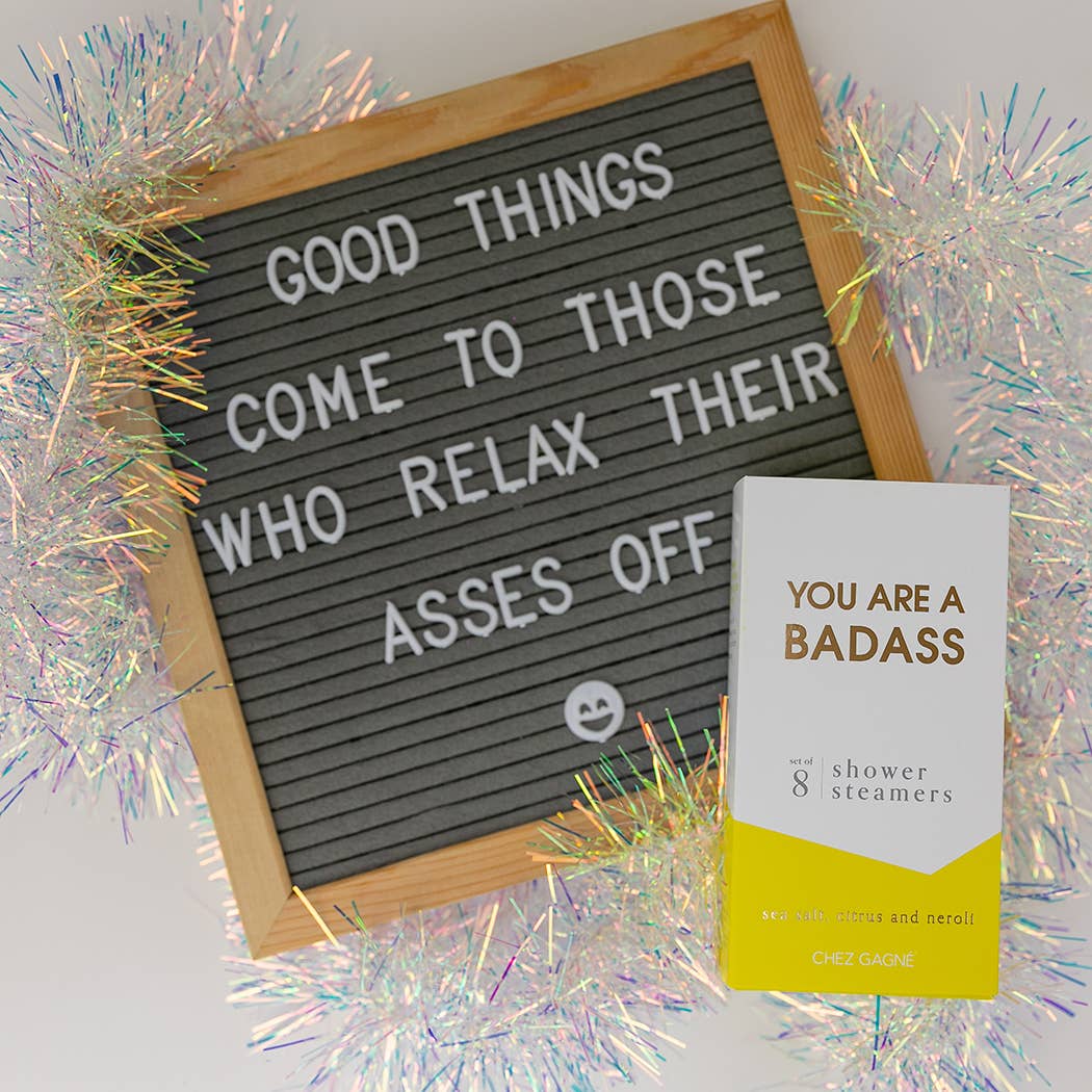 You are A Badass - Shower Steamers - Sea Salt, Citrus Neroli - Pretty by Her - handmade locally in Cambridge, Ontario