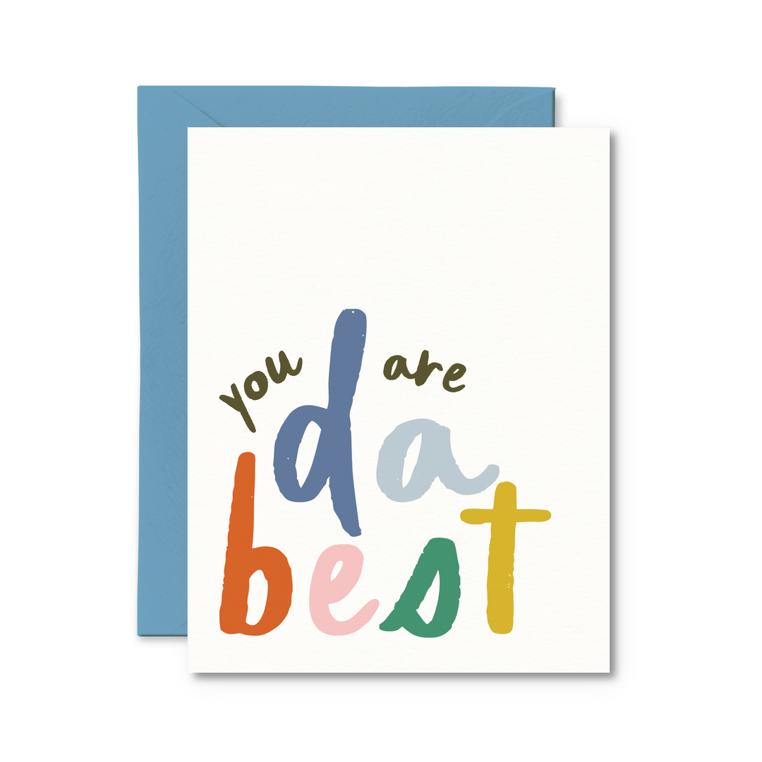 You Are Da Best Card - Pretty by Her - handmade locally in Cambridge, Ontario