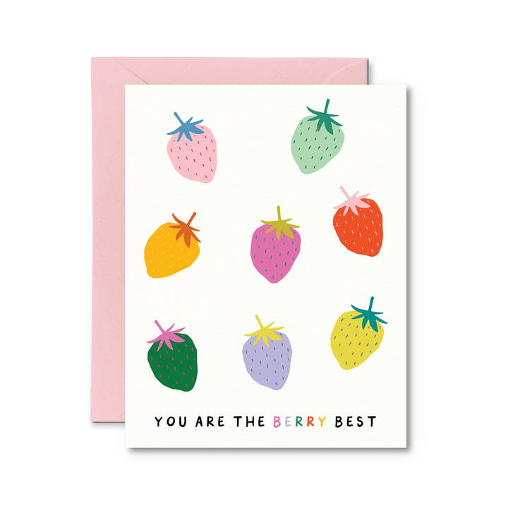 You Are The Berry Best Card - Pretty by Her - handmade locally in Cambridge, Ontario