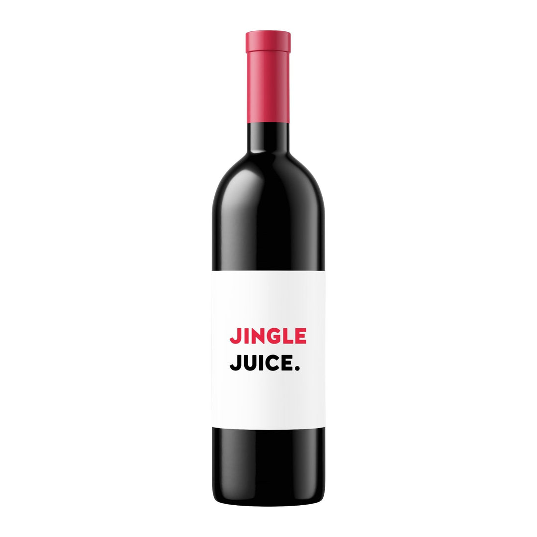 Jingle Juice | Wine Label - Pretty by Her- handmade locally in Cambridge, Ontario